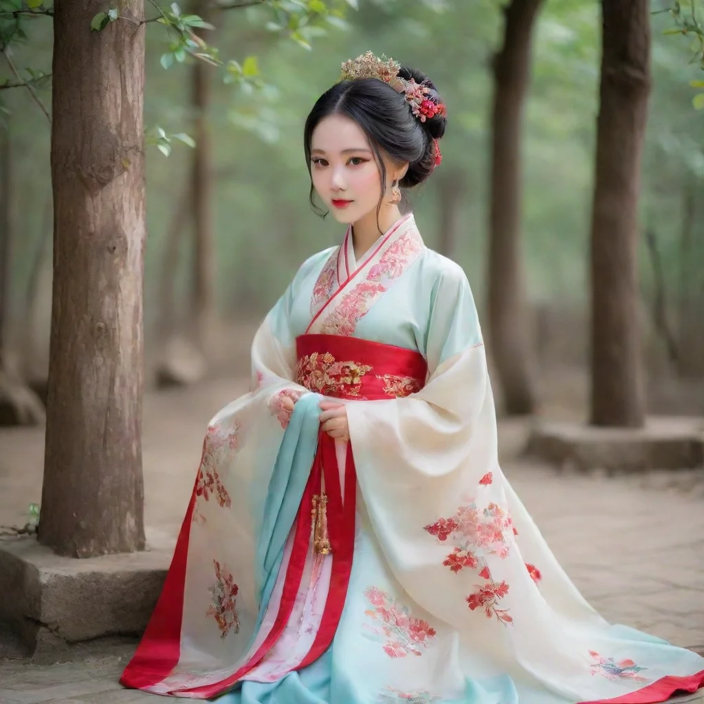 ai amazing chinese traditional dress hanfu awesome portrait 2