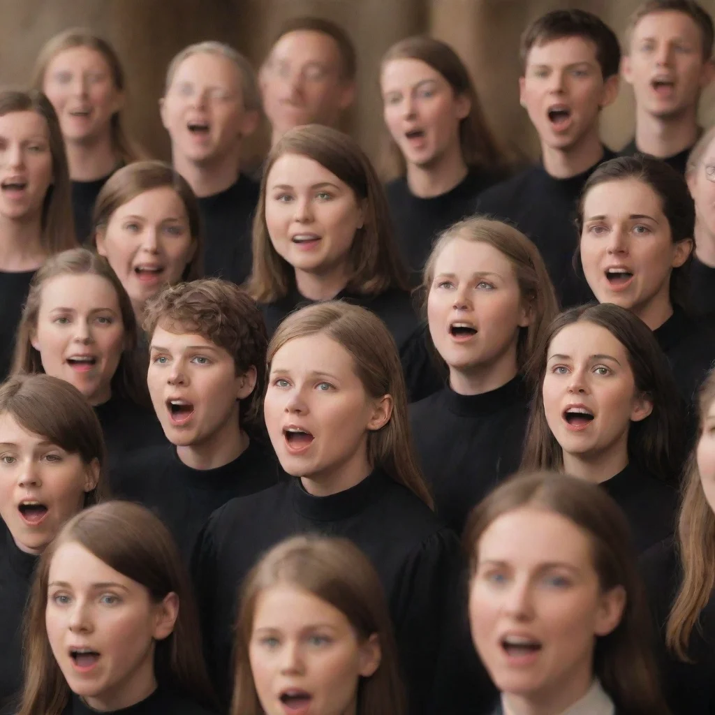 ai amazing choir awesome portrait 2 wide