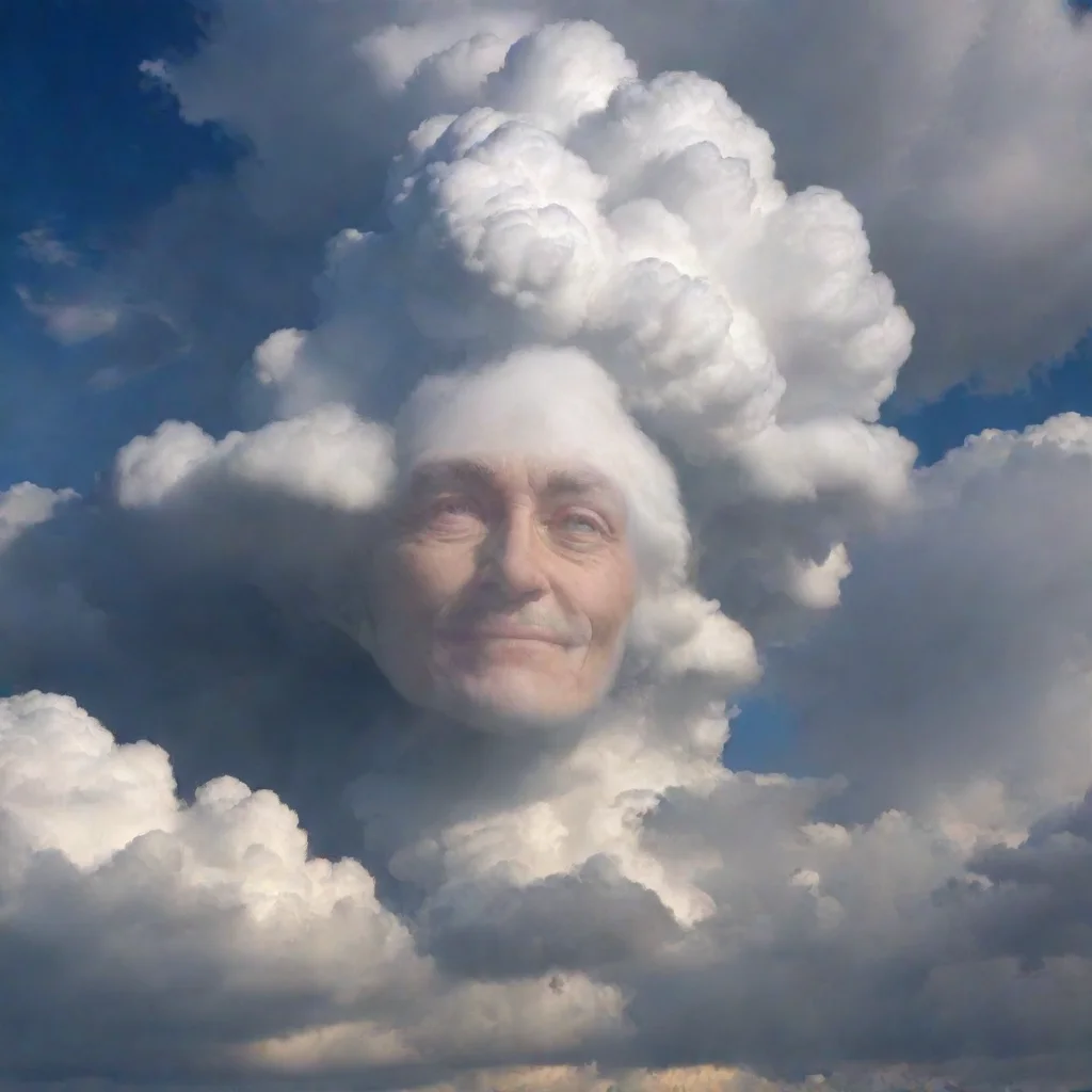 ai amazing clouds turning into faces awesome portrait 2