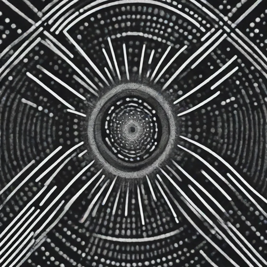  amazing complex unknown symbols symmetrical lines dots vector clip artblack and white ascending awesome portrait 2