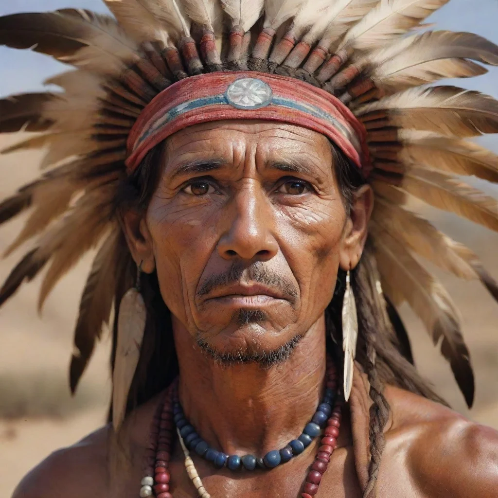  amazing crea imagen de un indio americano realista awesome portrait 2