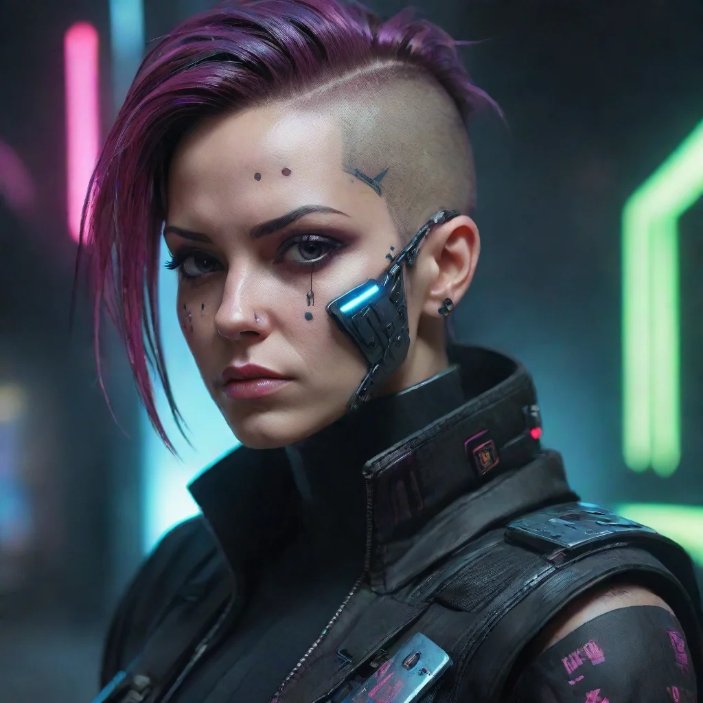 ai amazing cyberpunk villianawesome portrait 2