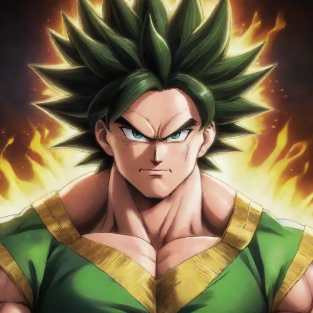 ai amazing dbs broly awesome portrait 2