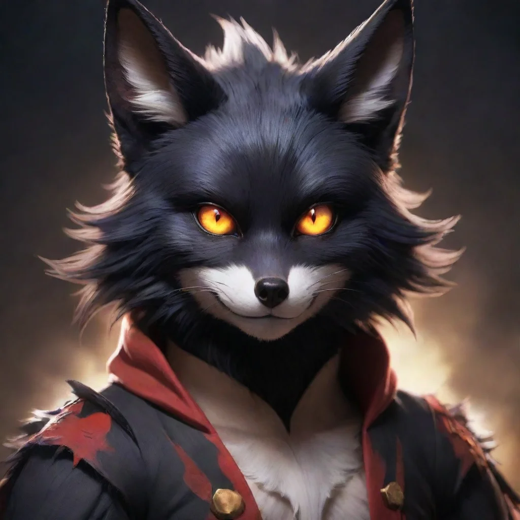 ai amazing demon kemono black fox awesome portrait 2