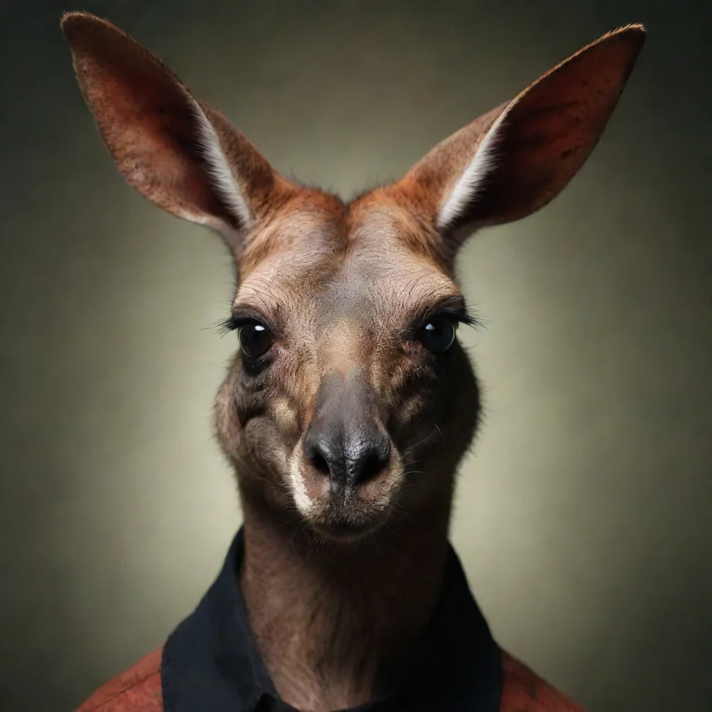 ai amazing demonic kangaroo awesome portrait 2