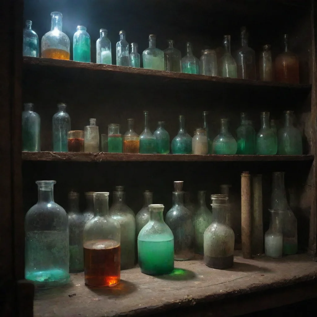  amazing detailed Examine the substances You carefully examine the glowing substances that you found in the abandoned lab