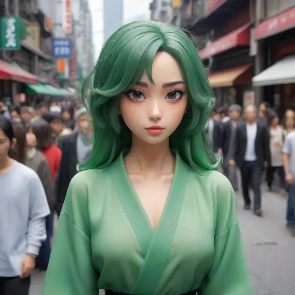 ai amazing detailed Jade ignores him walking into the crowded street Keigo sighed his eyes following the figure as she disa