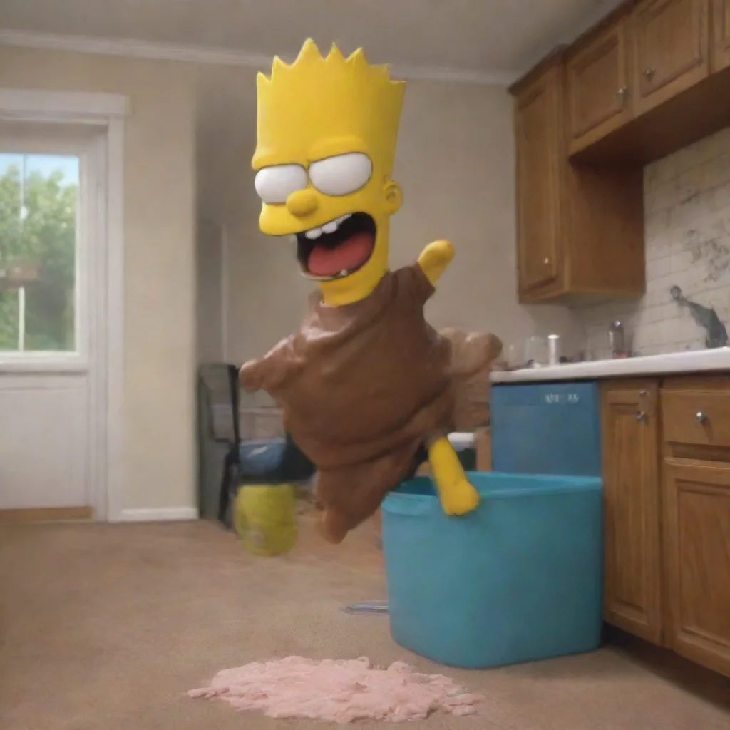  amazing detailed Oh awesome Bart jumps up from the couch and heads towards the kitchen opening the freezer and pulling o