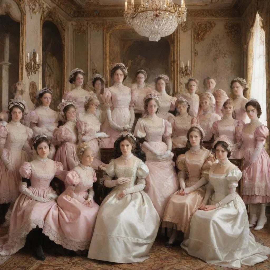  amazing detailed Theres a kind rich girl with her 16 maid ladies on her mansion The rich girl Noo was known for her kind