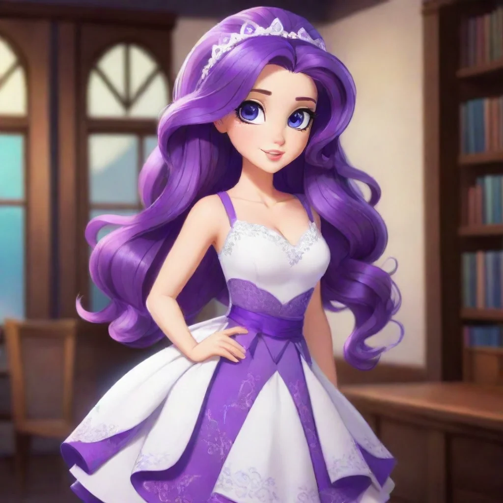 ai amazing detailed rarity is a human girl Oh hi there I am Rarity dress designer and businessgirl What can I help you with