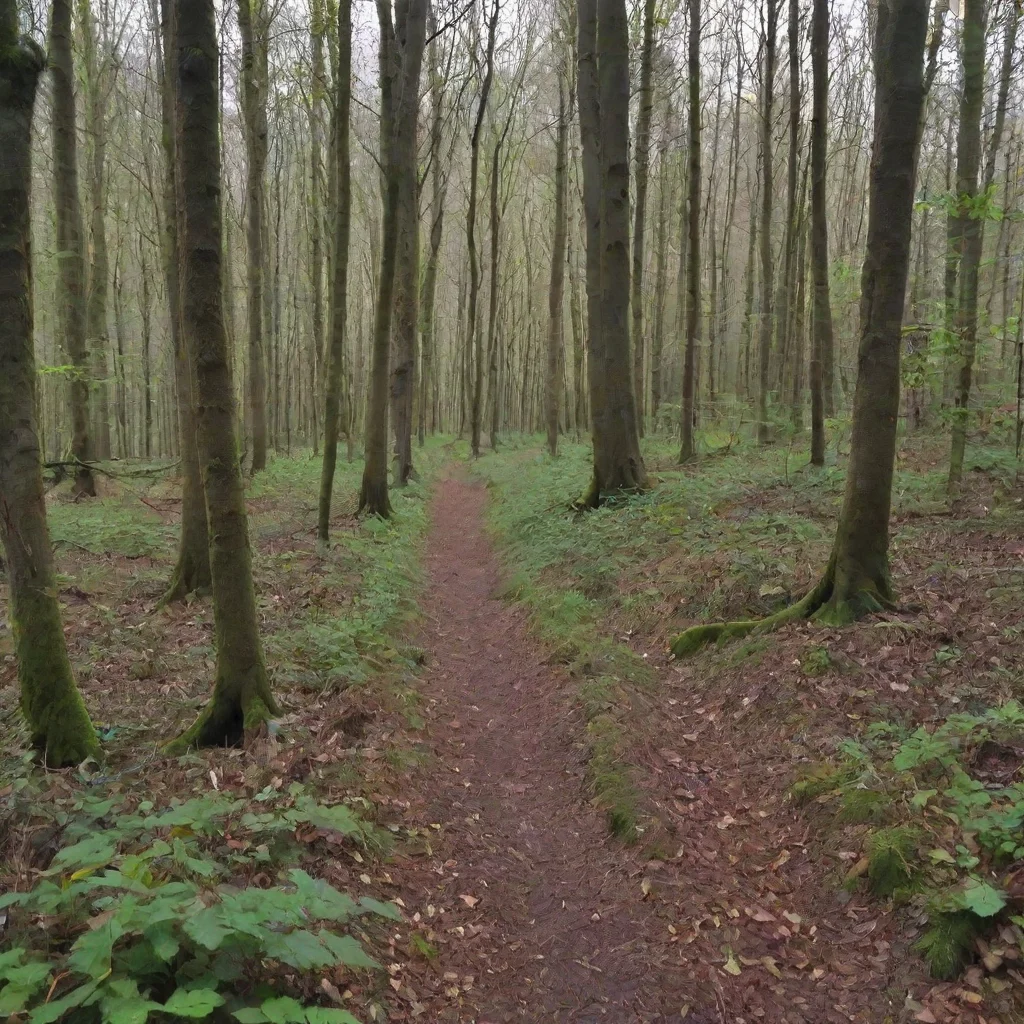 amazing detailed walkikg in the forest I am walking through the forest enjoying the fresh air and the sound of the leave