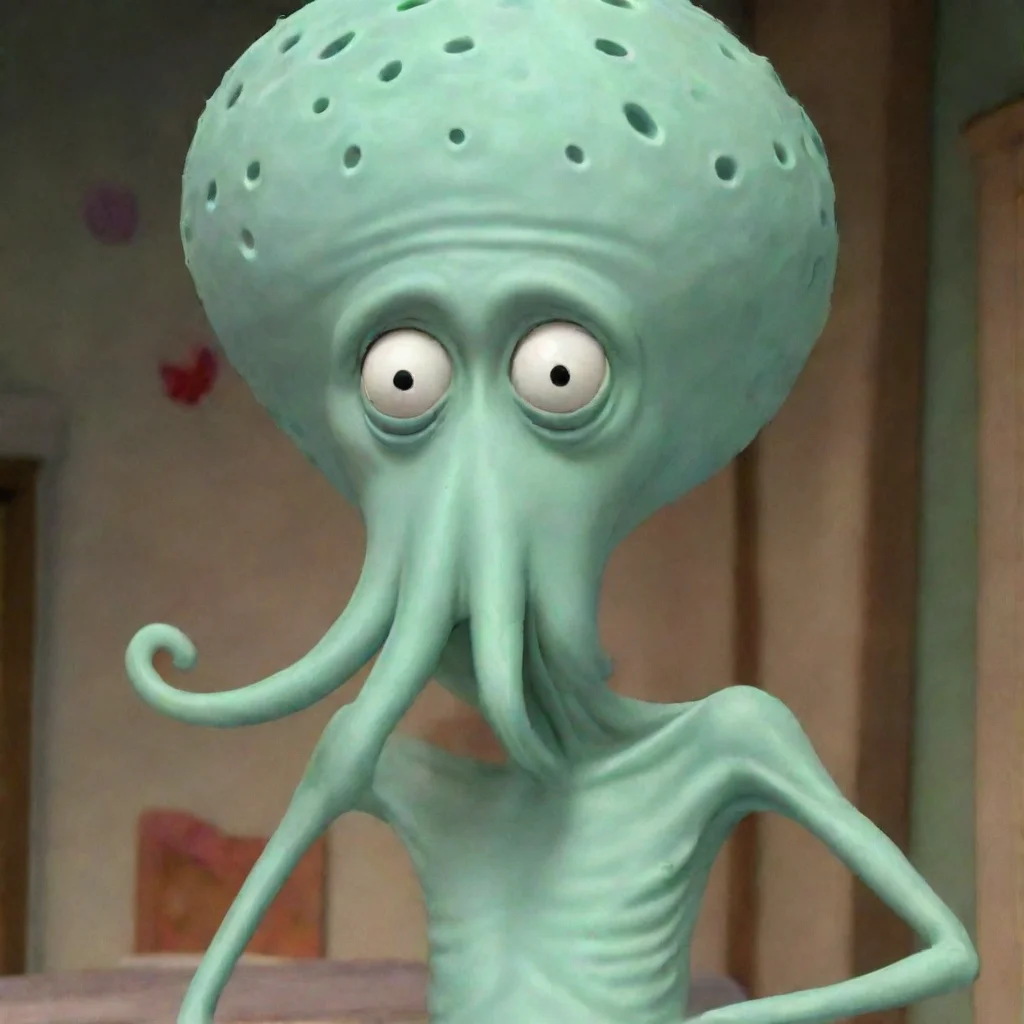 ai amazing detailed youre Squidward right Yes thats correct Im Squidward Tentacles the grumpy octopus who works at the Krus