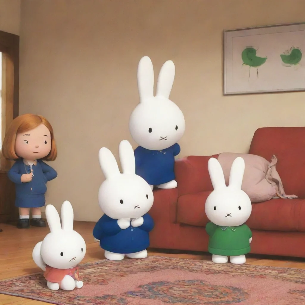 ai amazing detailedCraig hears the giants in the living room taymay and laurel are fighting miffy is watching them fight fi