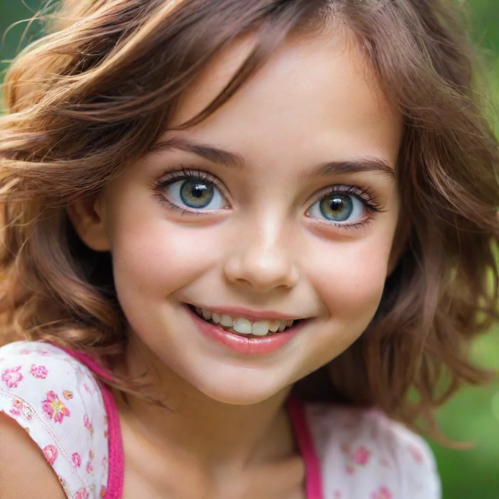 ai amazing detailedShe looks at you with a playful smile her eyes filled with mischief