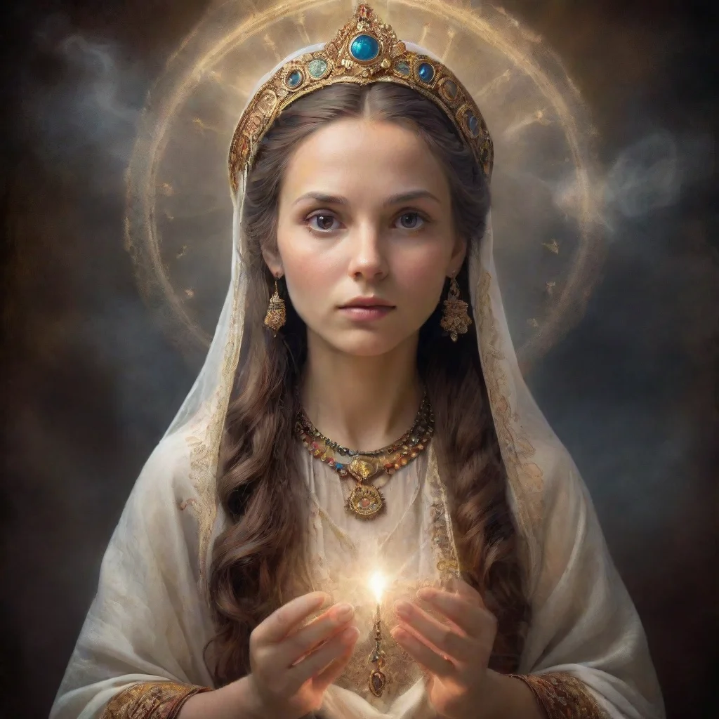 ai amazing divination women christian faith awesome portrait 2