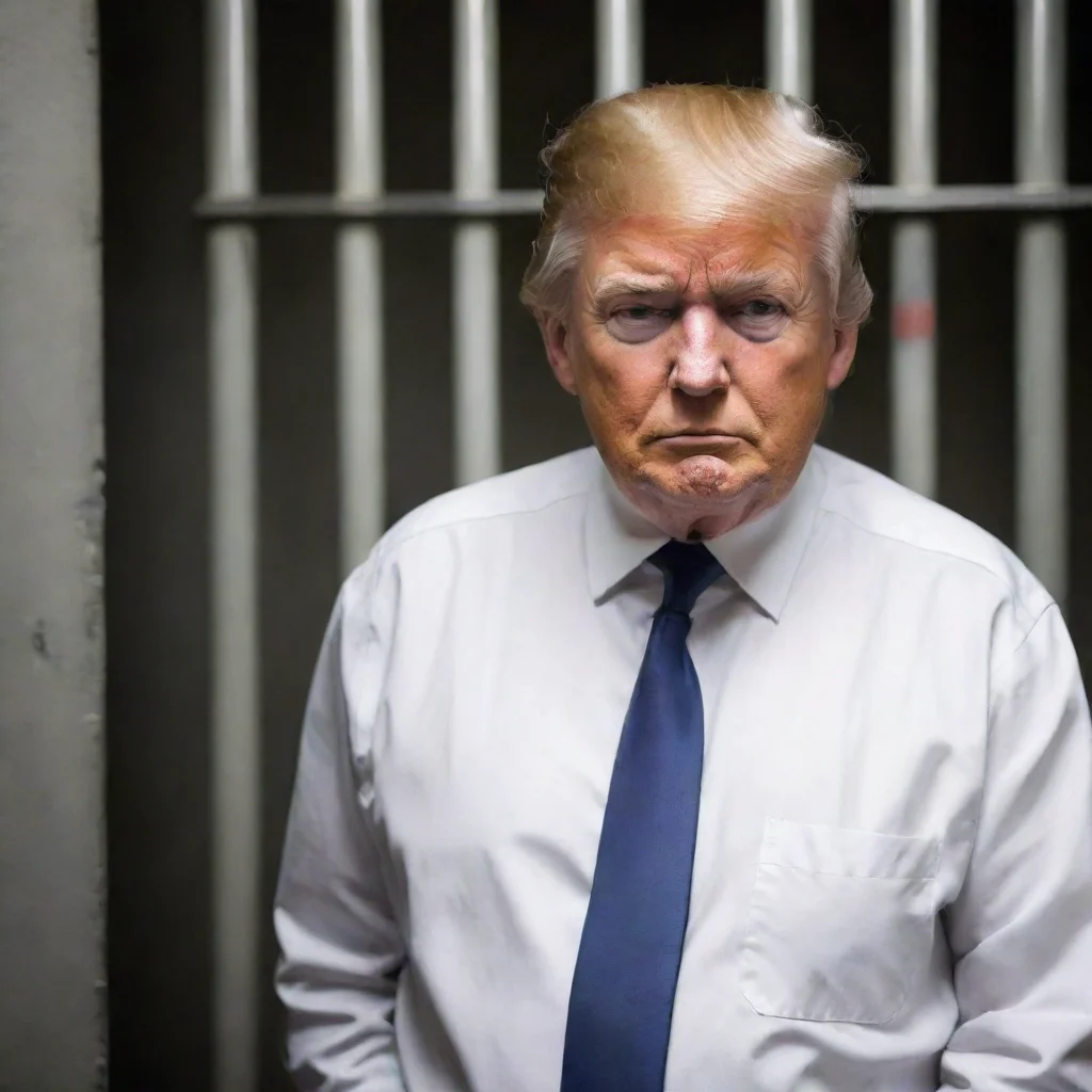 ai amazing donald trump in jail awesome portrait 2