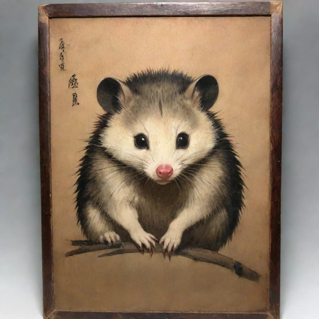 ai amazing edo period wood block opossumawesome portrait 2