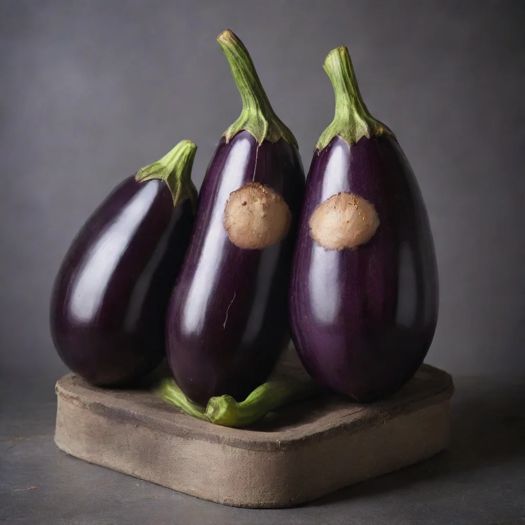 amazing eggplants awesome portrait 2