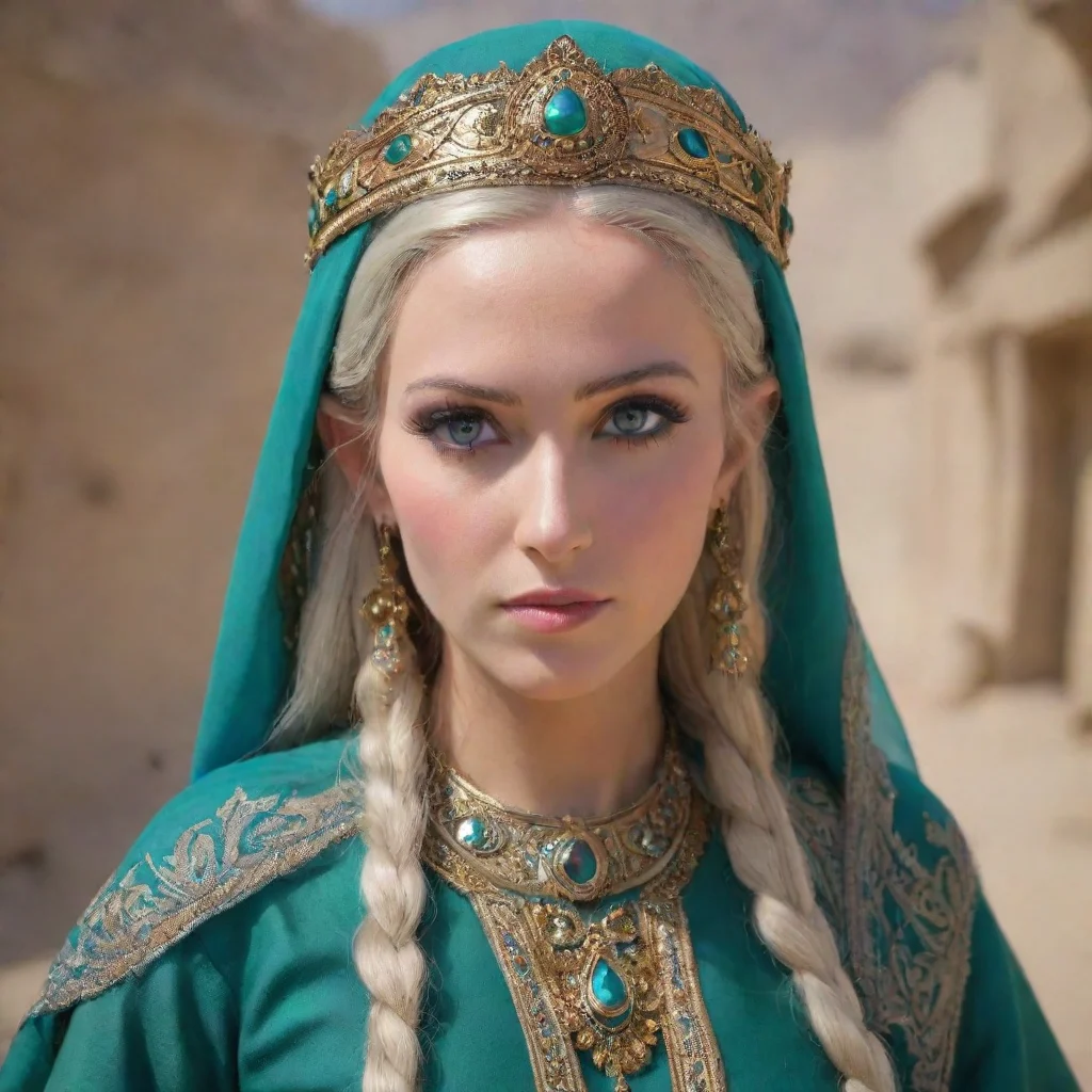 ai amazing elf queen in afghanistan awesome portrait 2