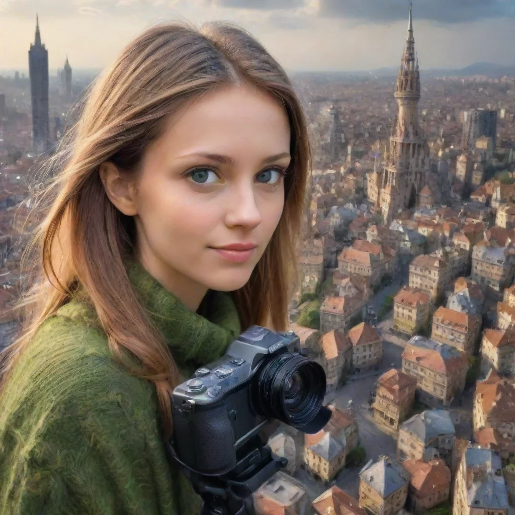 ai amazing elfic city with telescopic camera awesome portrait 2