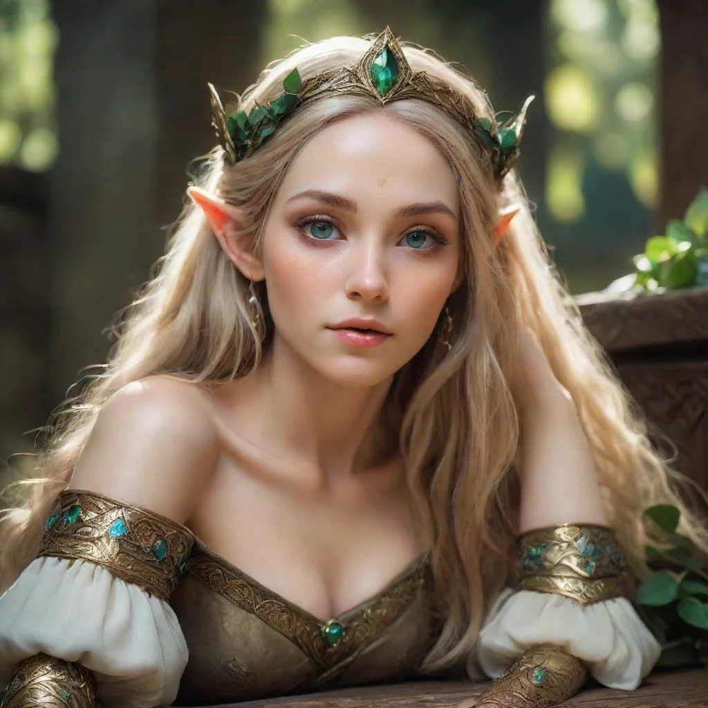  amazing elven princess lays on altar awesome portrait 2