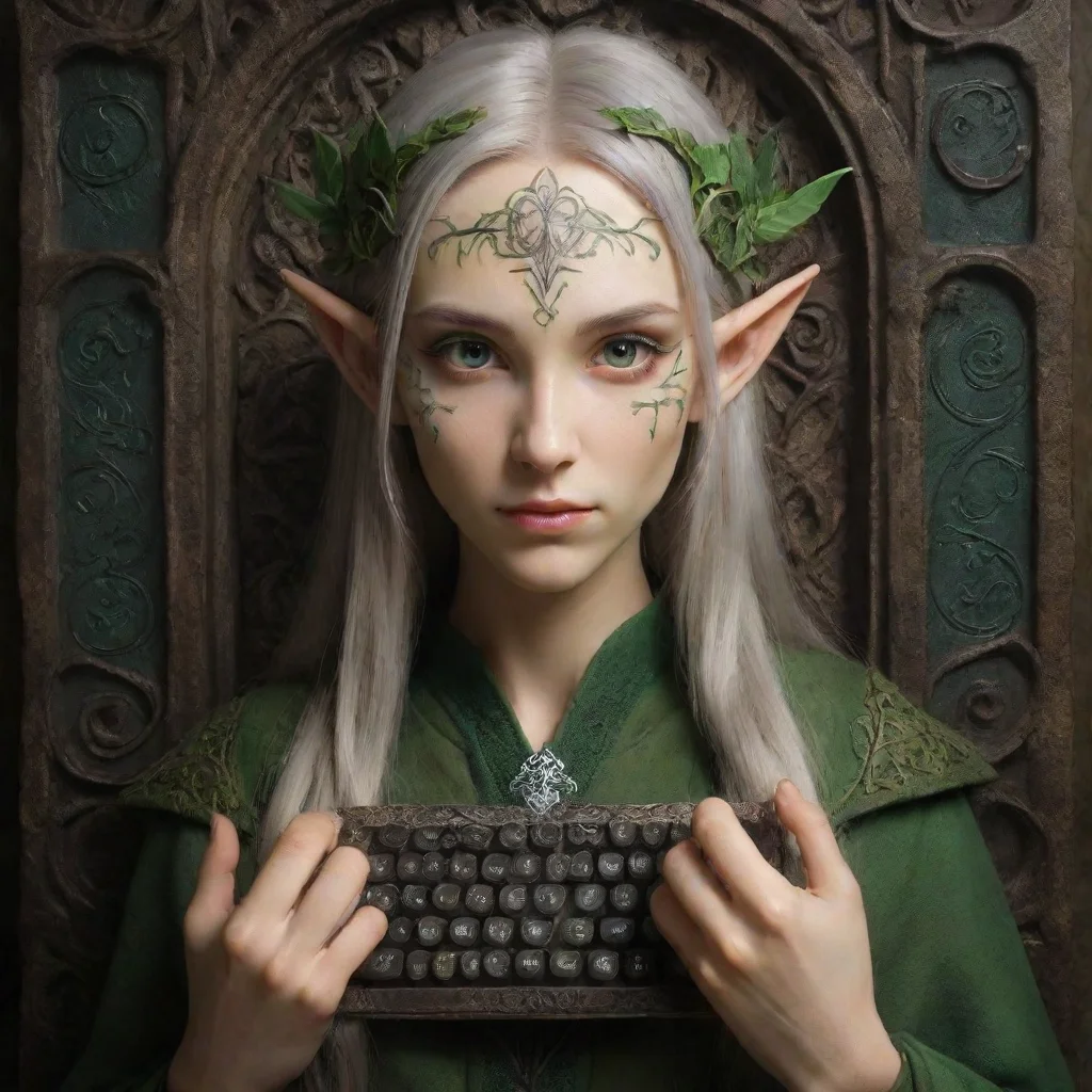 amazing elvish keyboard awesome portrait 2