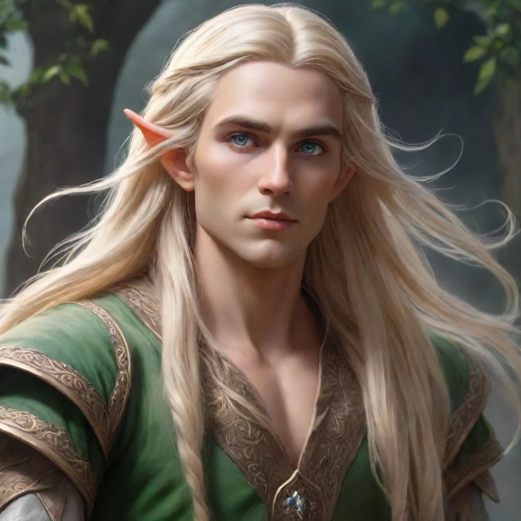 ai amazing epic male elf with long blonde hair majesticmaleelflong blonde hairregaldetailedhigh definitionrealisticfantasym