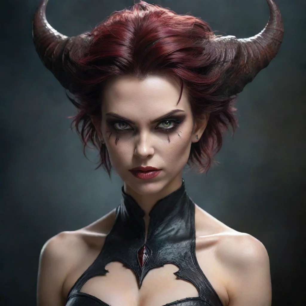 ai amazing evil demon lesbian good looking trending fantastic 1 awesome portrait 2