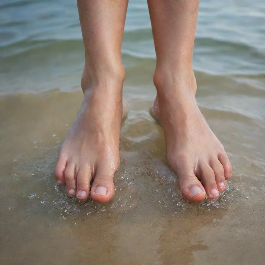  amazing feet coming out of water awesome portrait 2