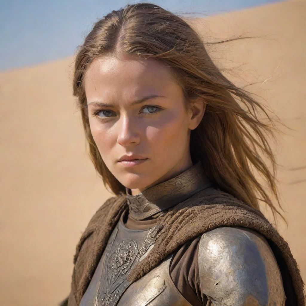 ai amazing fremen female warrior on dune awesome portrait 2