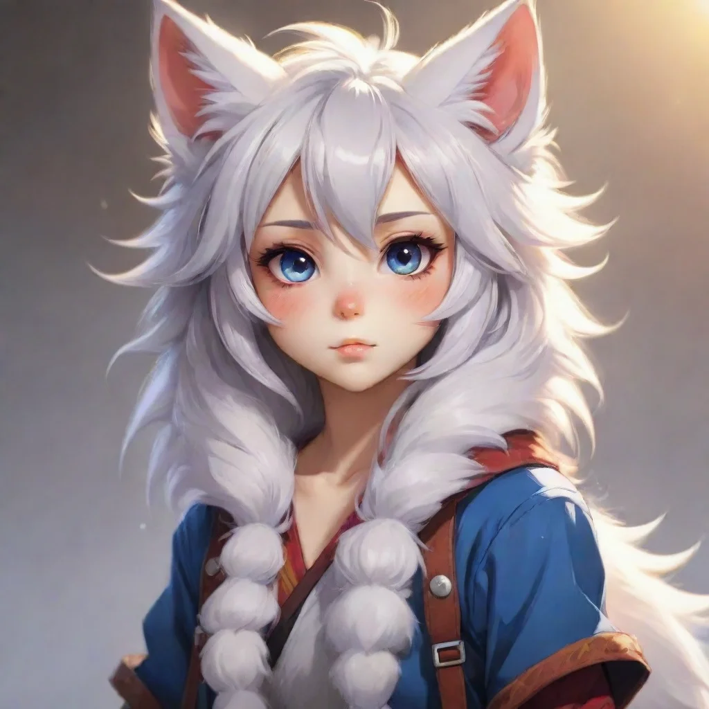 ai amazing furry cute in anime style awesome portrait 2 tall