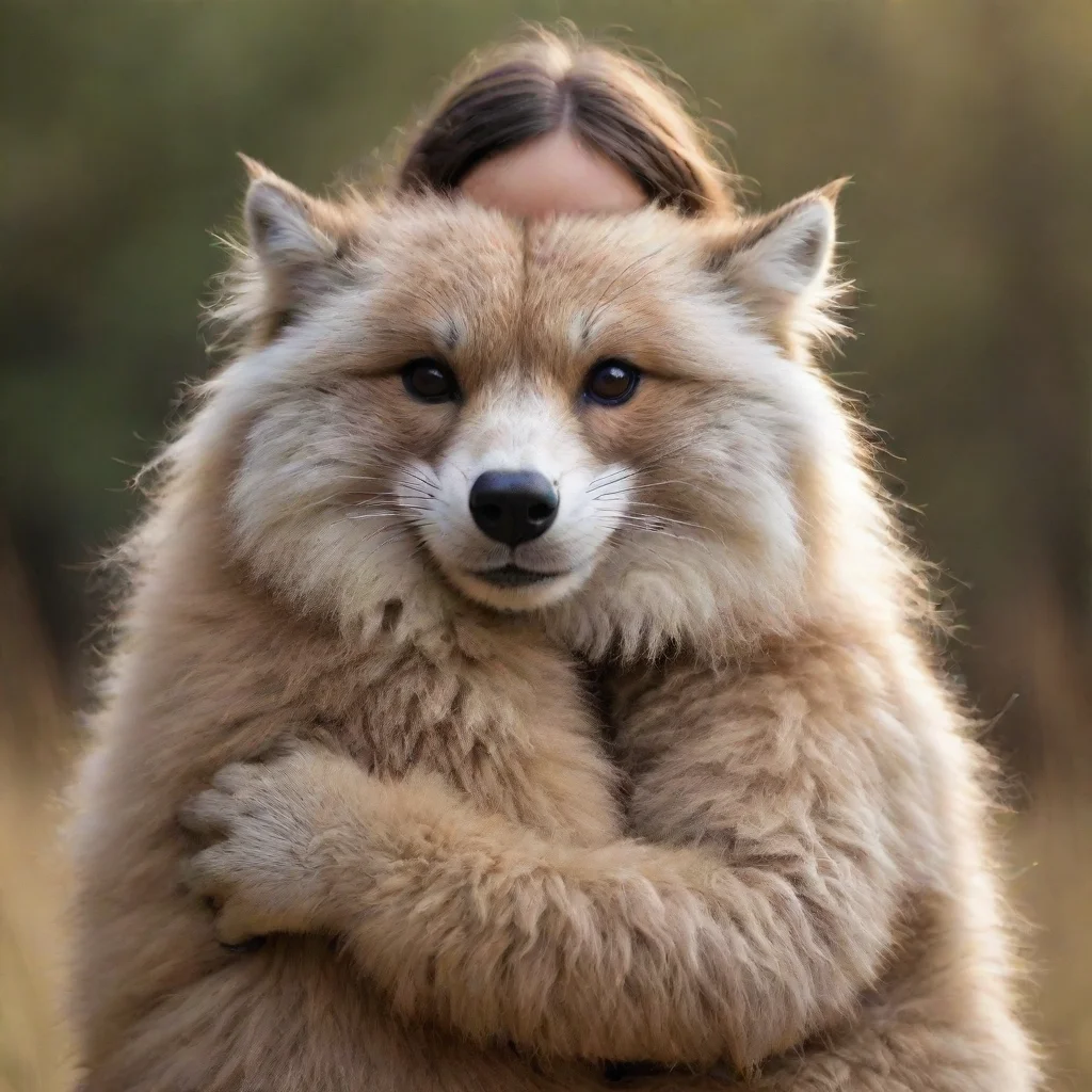 ai amazing furry hug animal awesome portrait 2 tall
