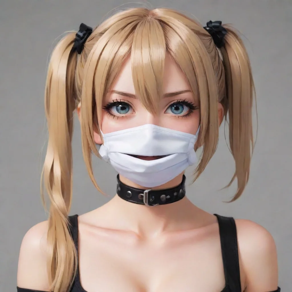 amazing gagged anime girl awesome portrait 2