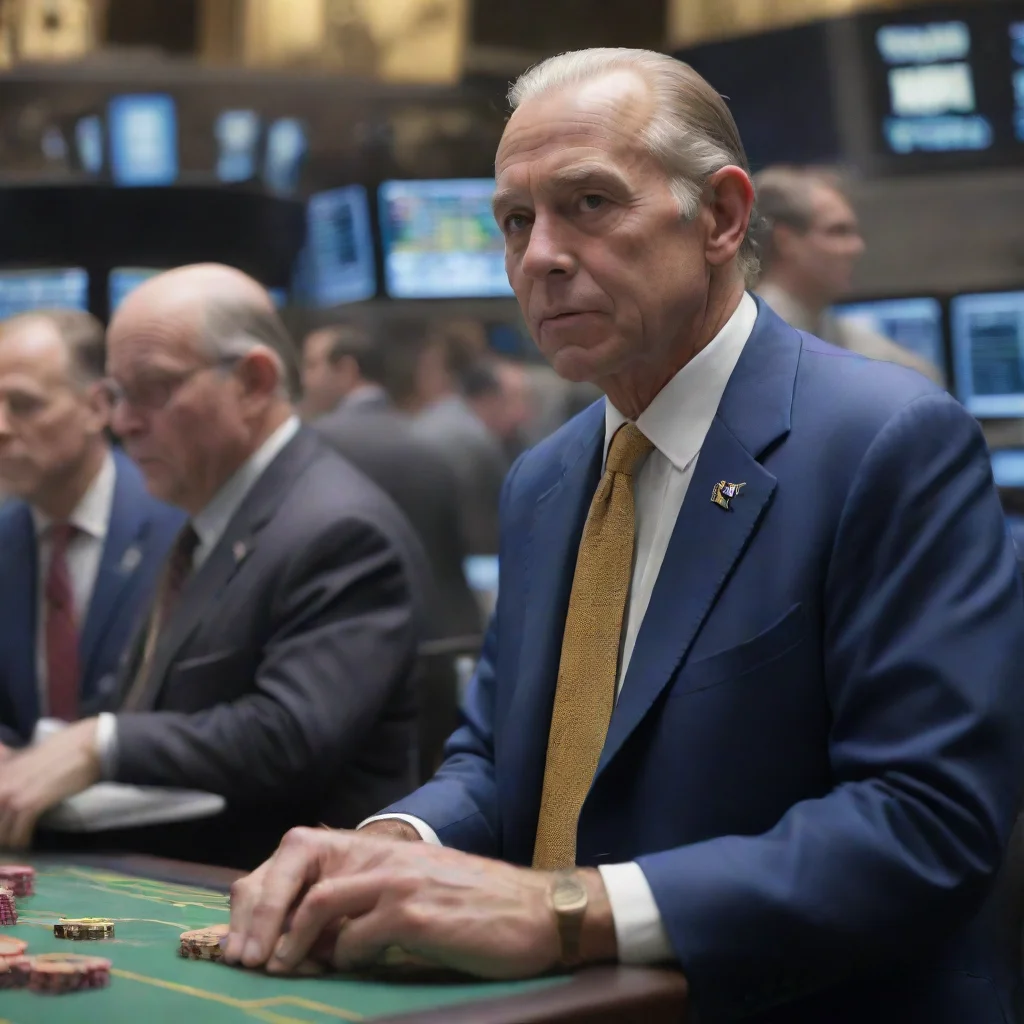  amazing gamblers on the trading floor of the new york stock exchange hyperrealistic matte painting 8k cinematic dramatic