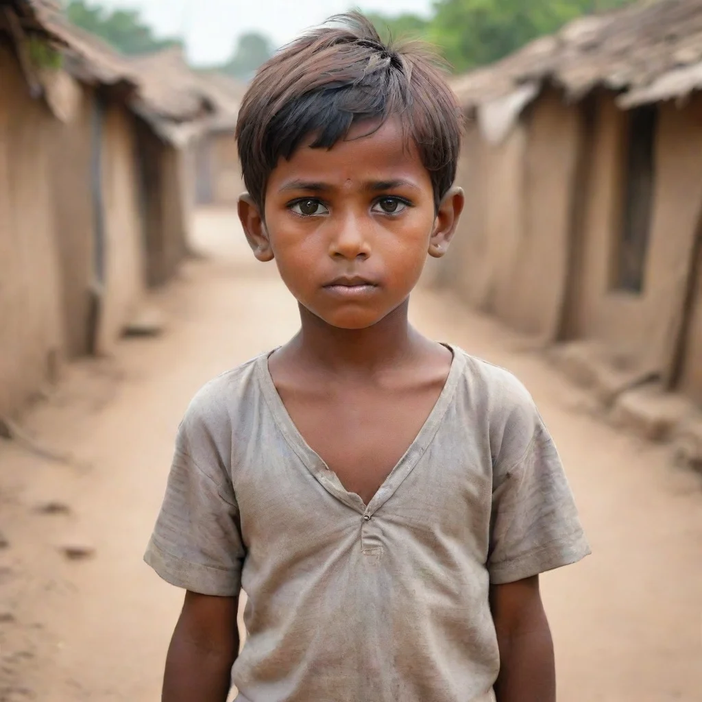 ai amazing generate an image of boy in indian village awesome portrait 2