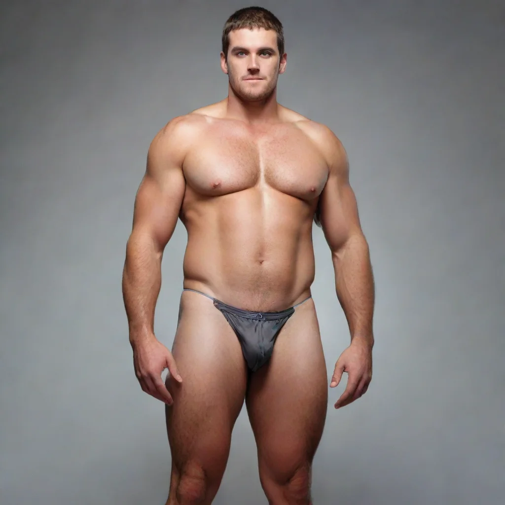 amazing giant man wearing a thong awesome portrait 2