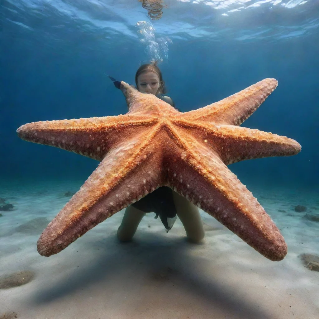 ai amazing giant starfish awesome portrait 2
