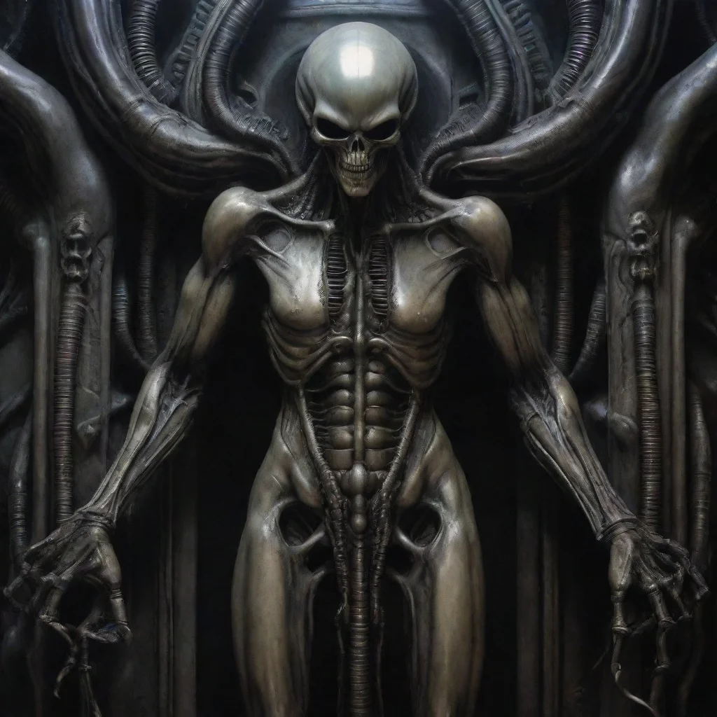 ai amazing giger alien standing tallawesome portrait 2