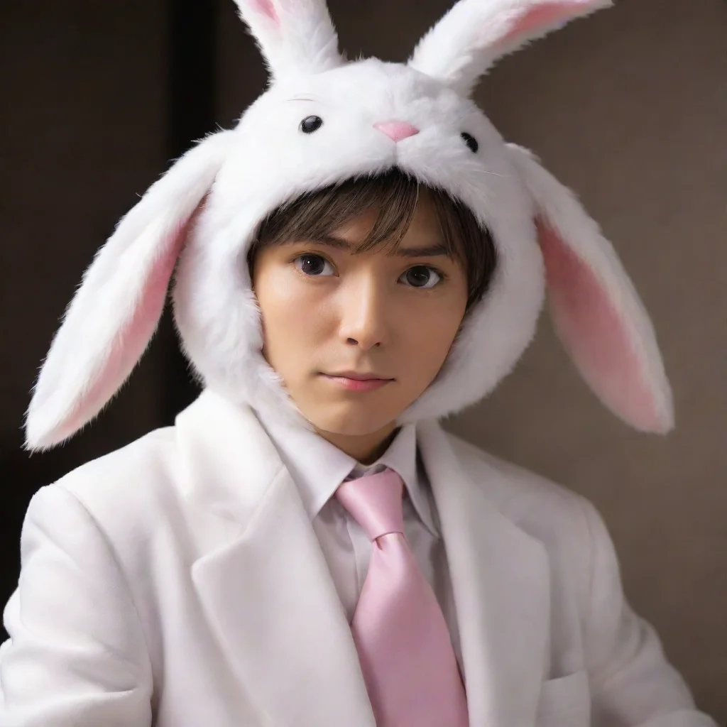 ai amazing gin from detective conan wearing a bunny suit awesome portrait 2