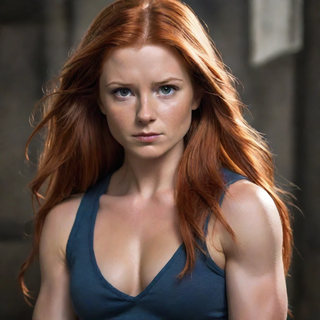 ai amazing ginny weasley muscle awesome portrait 2