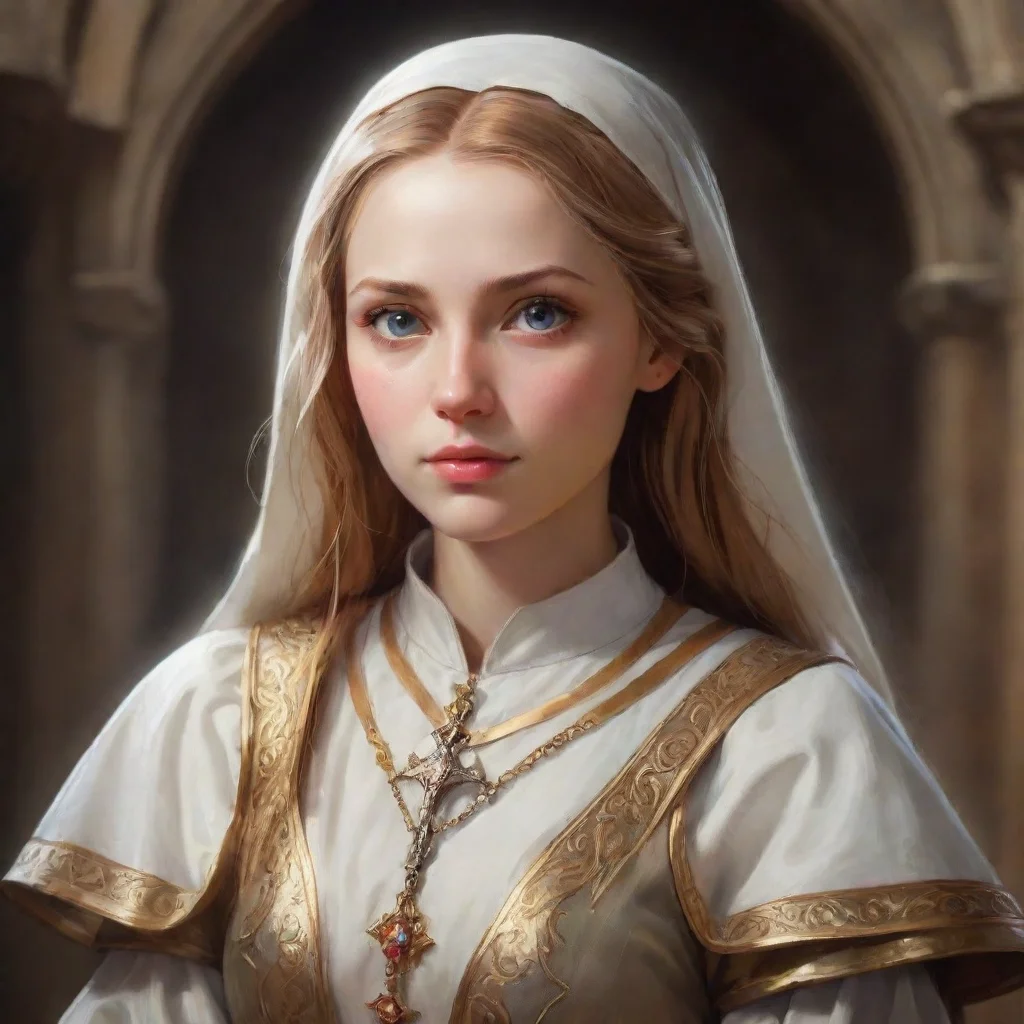 ai amazing girl cleric awesome portrait 2