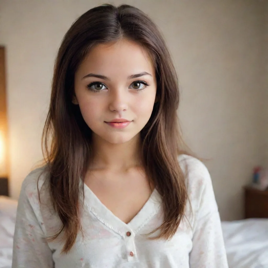 ai amazing girl in bedroom awesome portrait 2