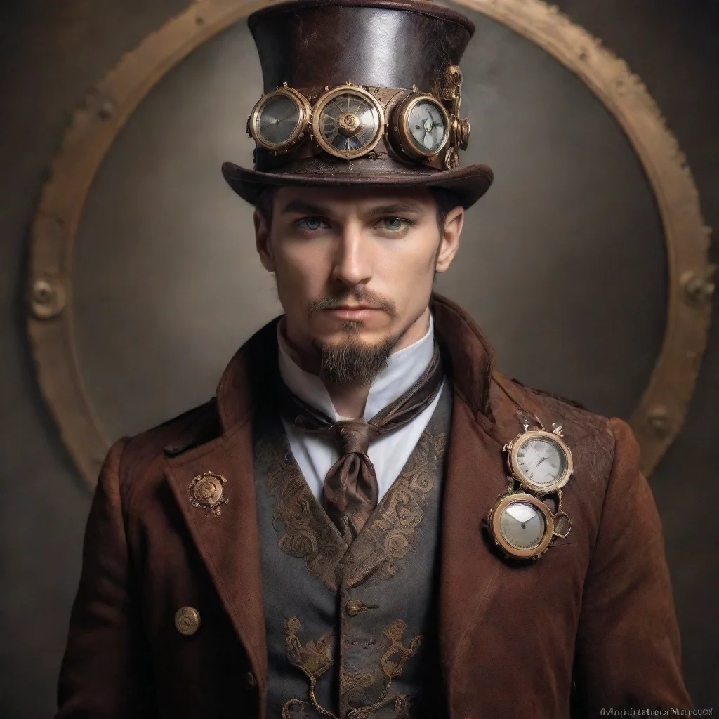 ai amazing god steampunk masculine awesome portrait 2