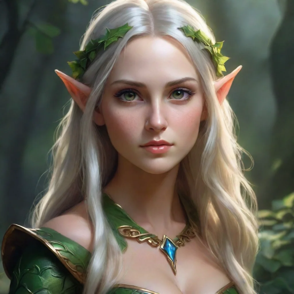 ai amazing good looking elf fantasy character awesome portrait 2