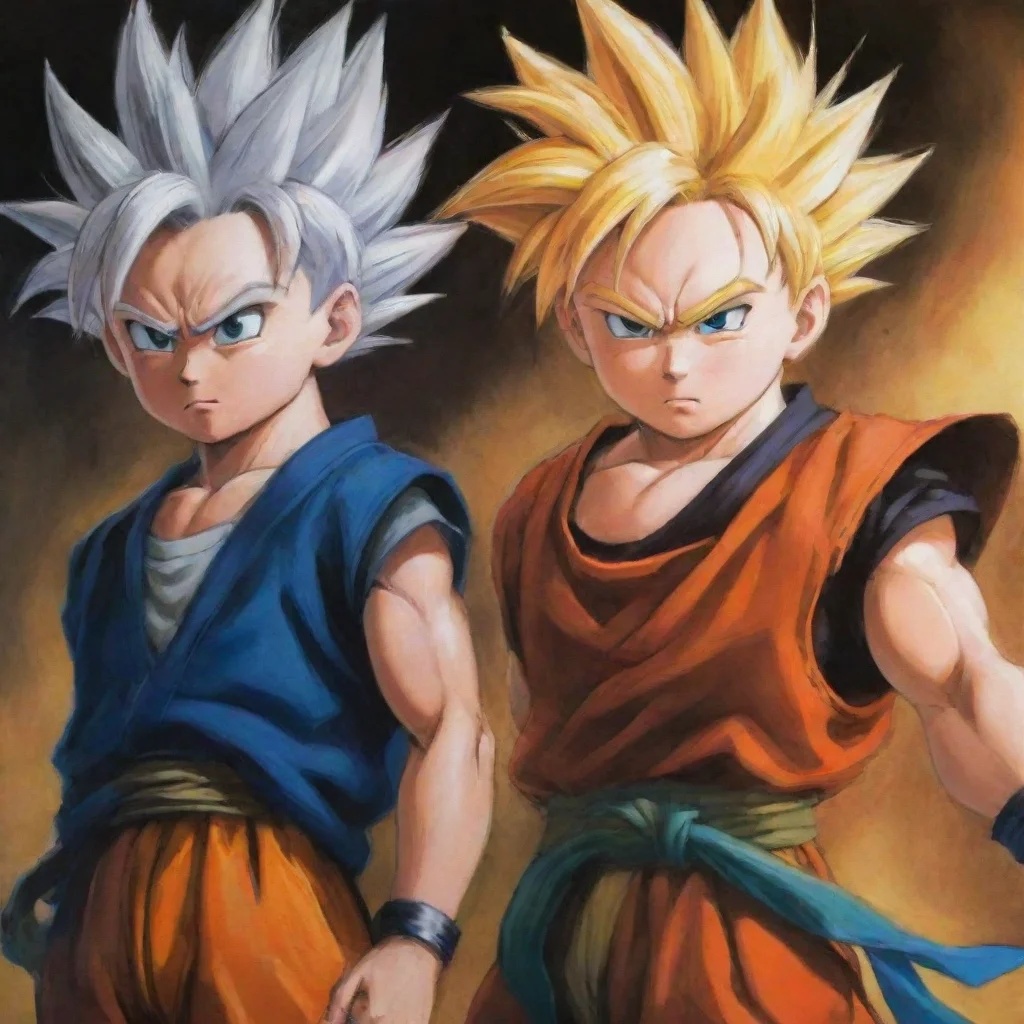 ai amazing goten and trunks awesome portrait 2