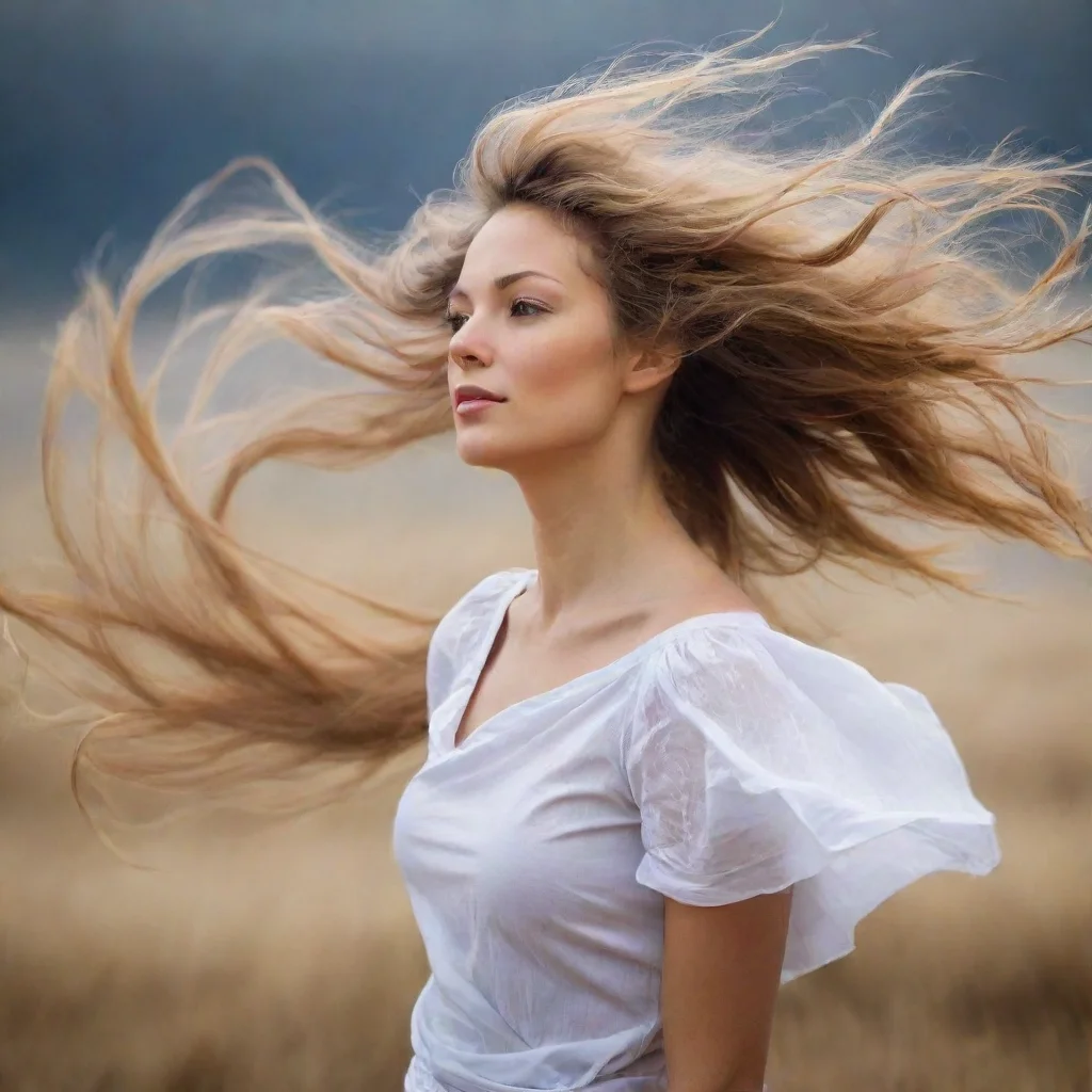 ai amazing gust of wind shaped as a female awesome portrait 2
