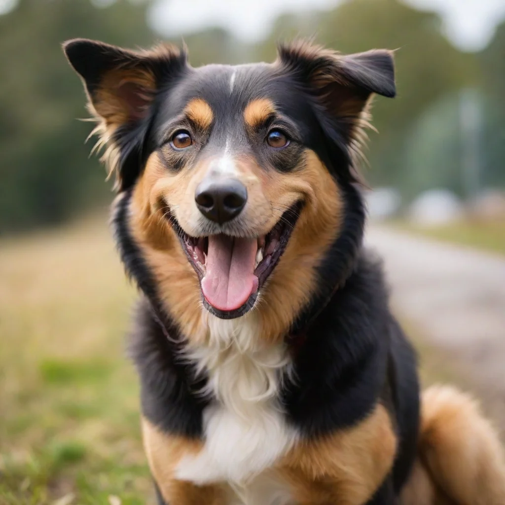 ai amazing happy dog awesome portrait 2