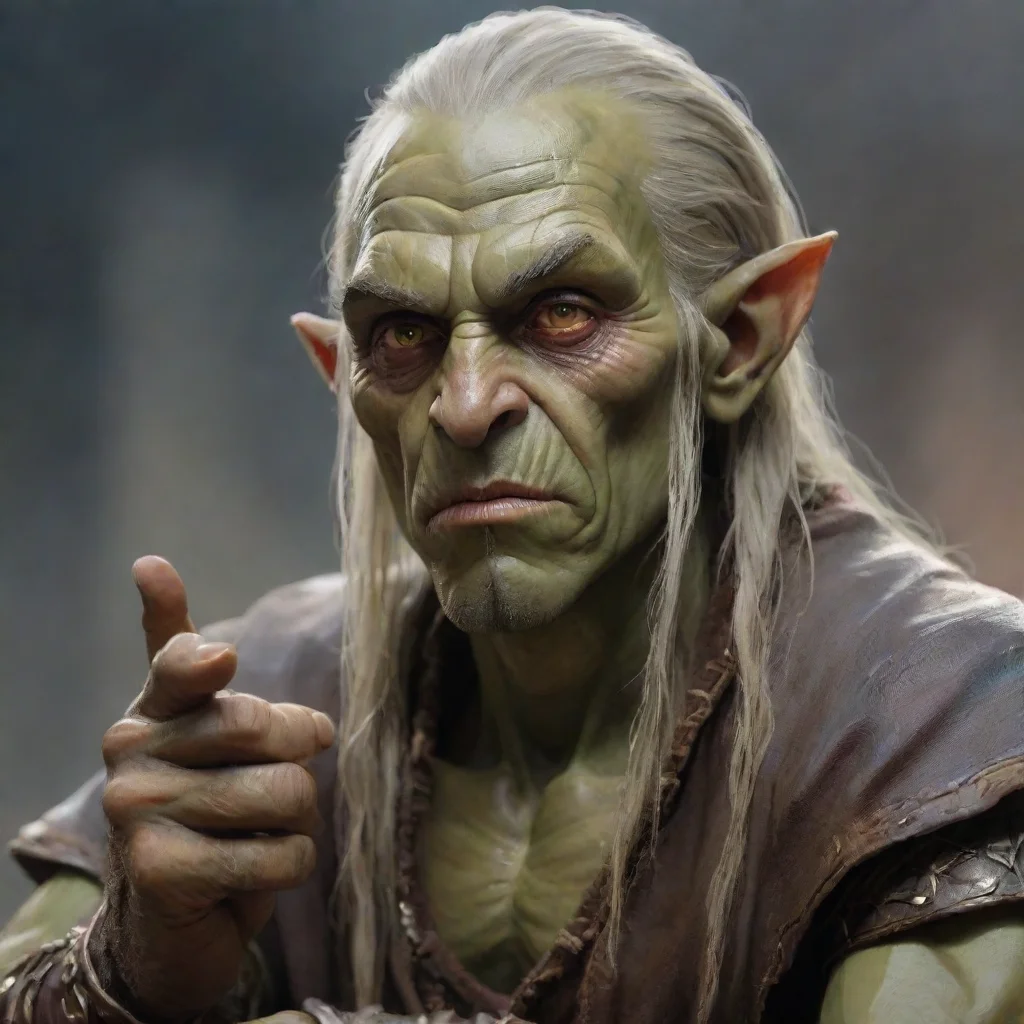 ai amazing high elf beggar begs from master orc awesome portrait 2