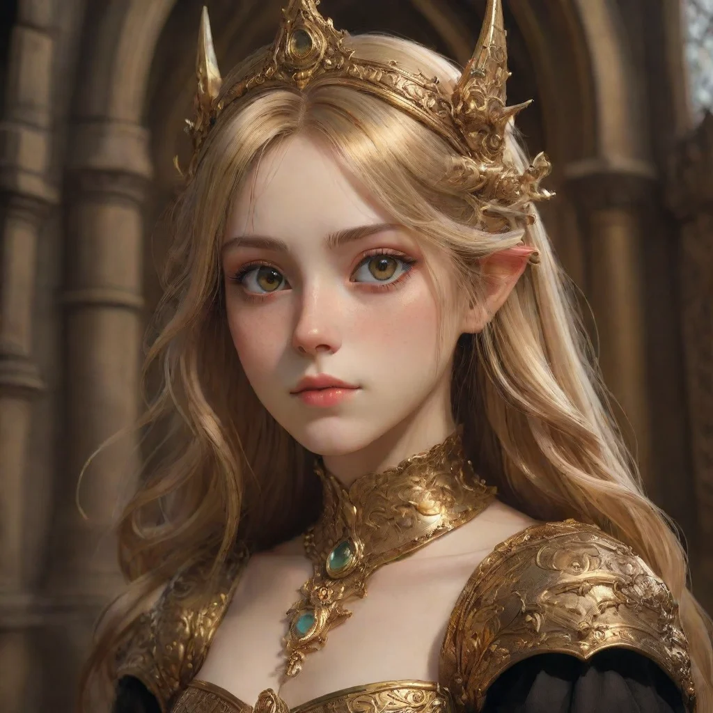  amazing highly detailed golden gothic artstation fantasy ghibliawesome portrait 2