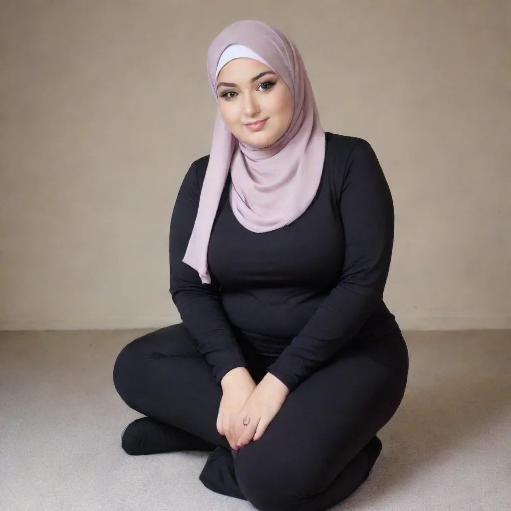 ai amazing hijab plump leggins awesome portrait 2